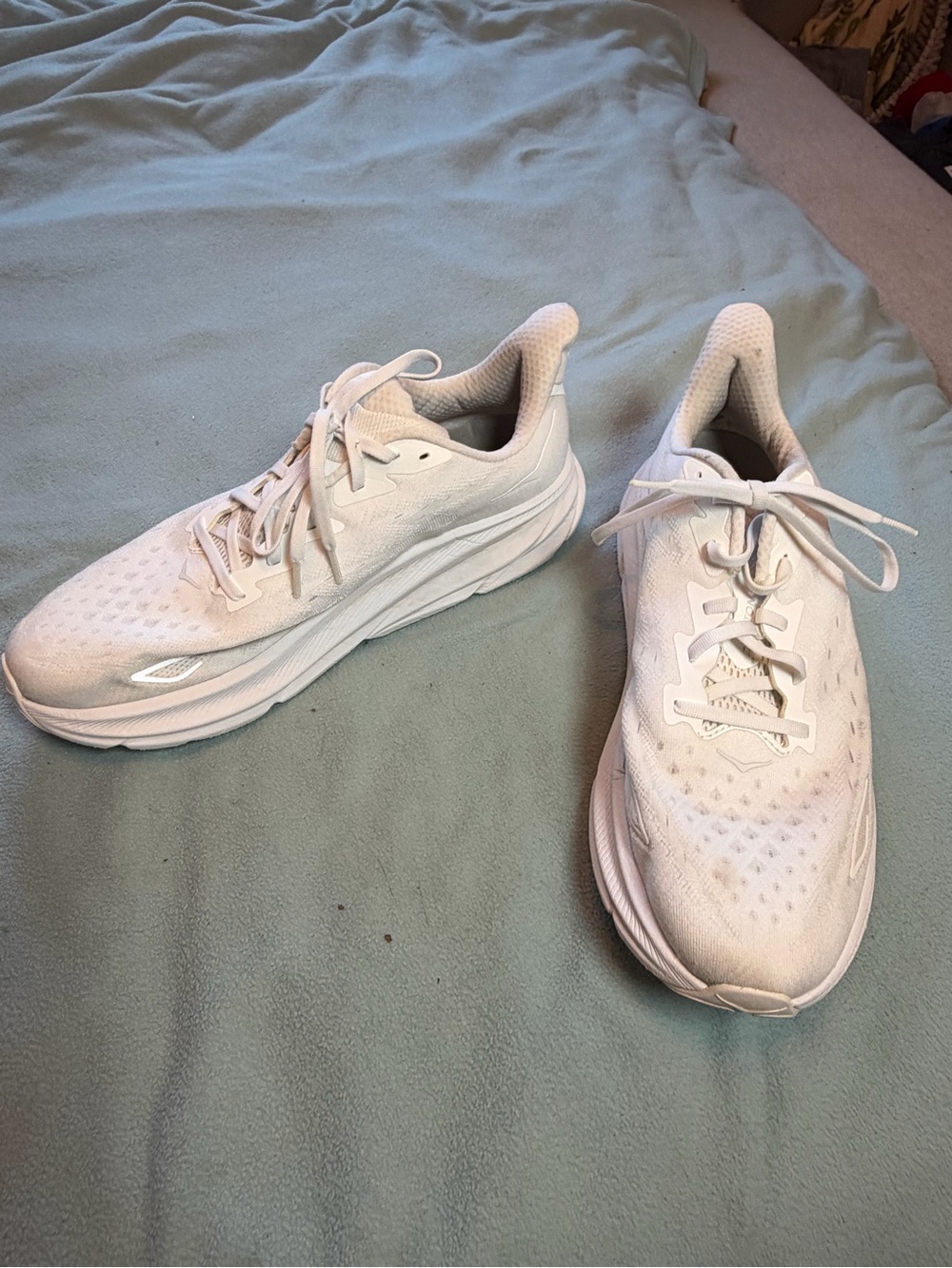 Men’s White Hoka Running Sneakers - Lightweight Comfort